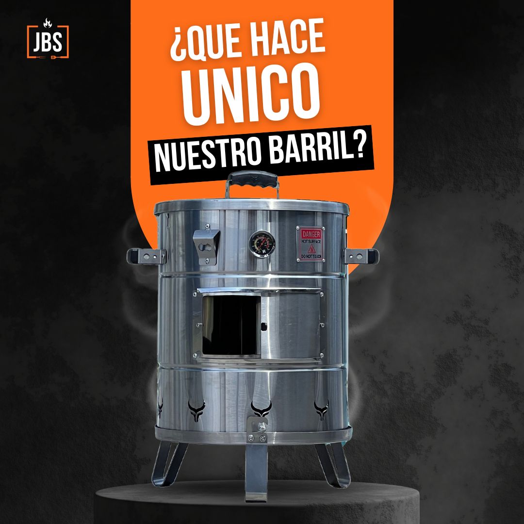 Barril Ahumador Angus (Mediano: hasta 40 Lbs)