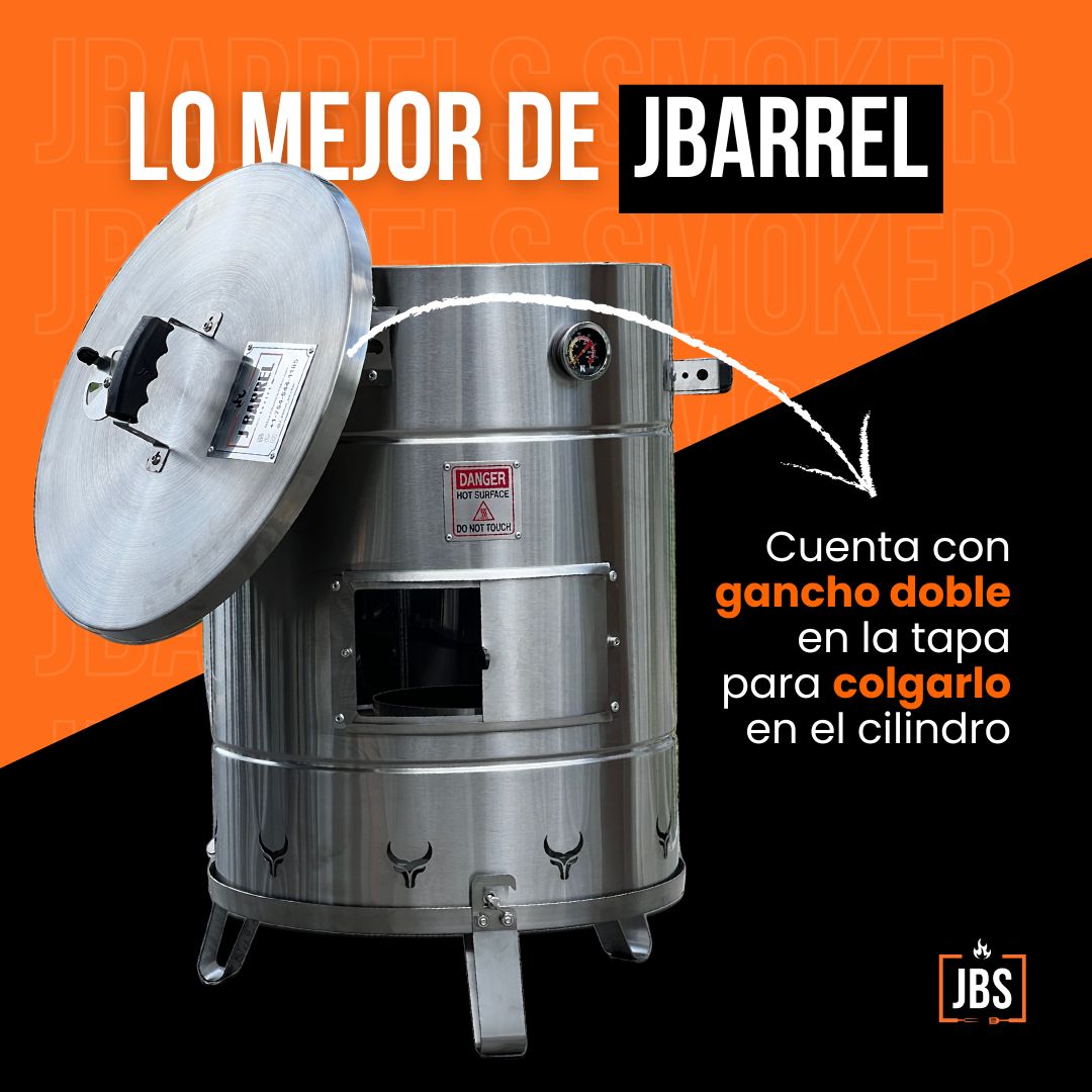 Barril Ahumador Angus (Mediano: hasta 40 Lbs)