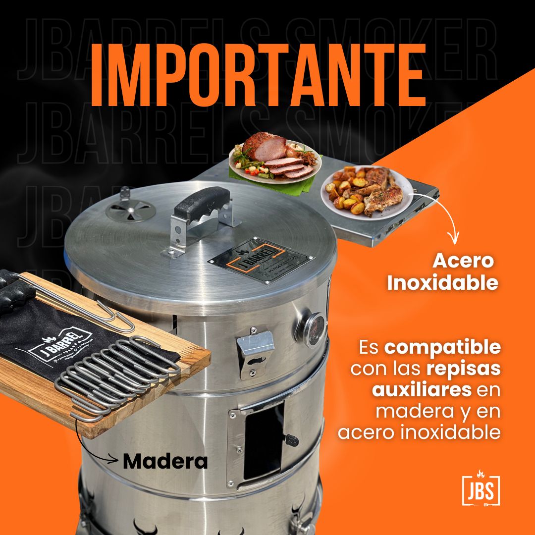 Barril Ahumador Angus (Mediano: hasta 40 Lbs)