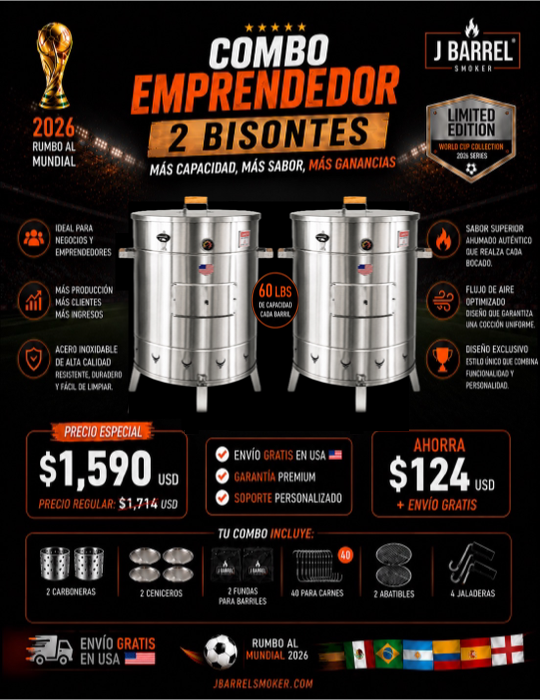 Combo Emprendedores 2 Barriles Bisonte