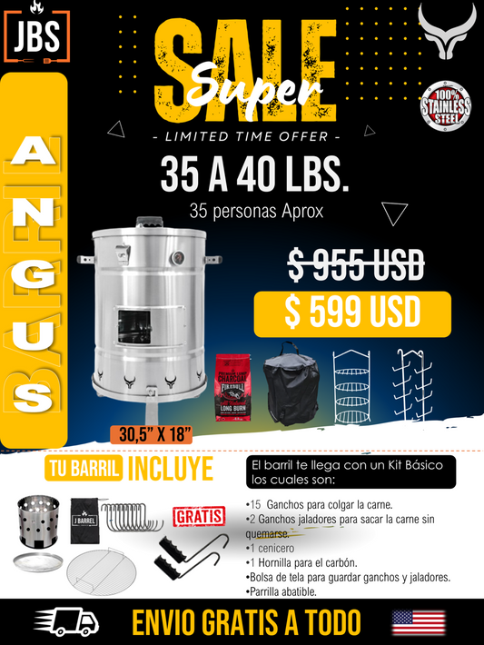 Combo Temporada Angus (hasta 40 lbs)