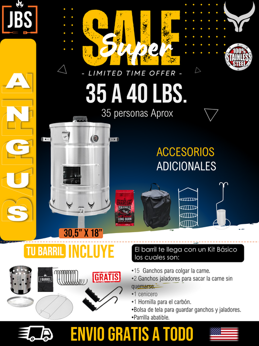 Combo Temporada Angus (hasta 40 lbs)