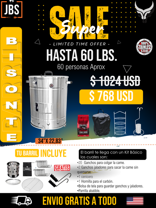 Combo Temporada Bisonte (hasta 60 lbs)
