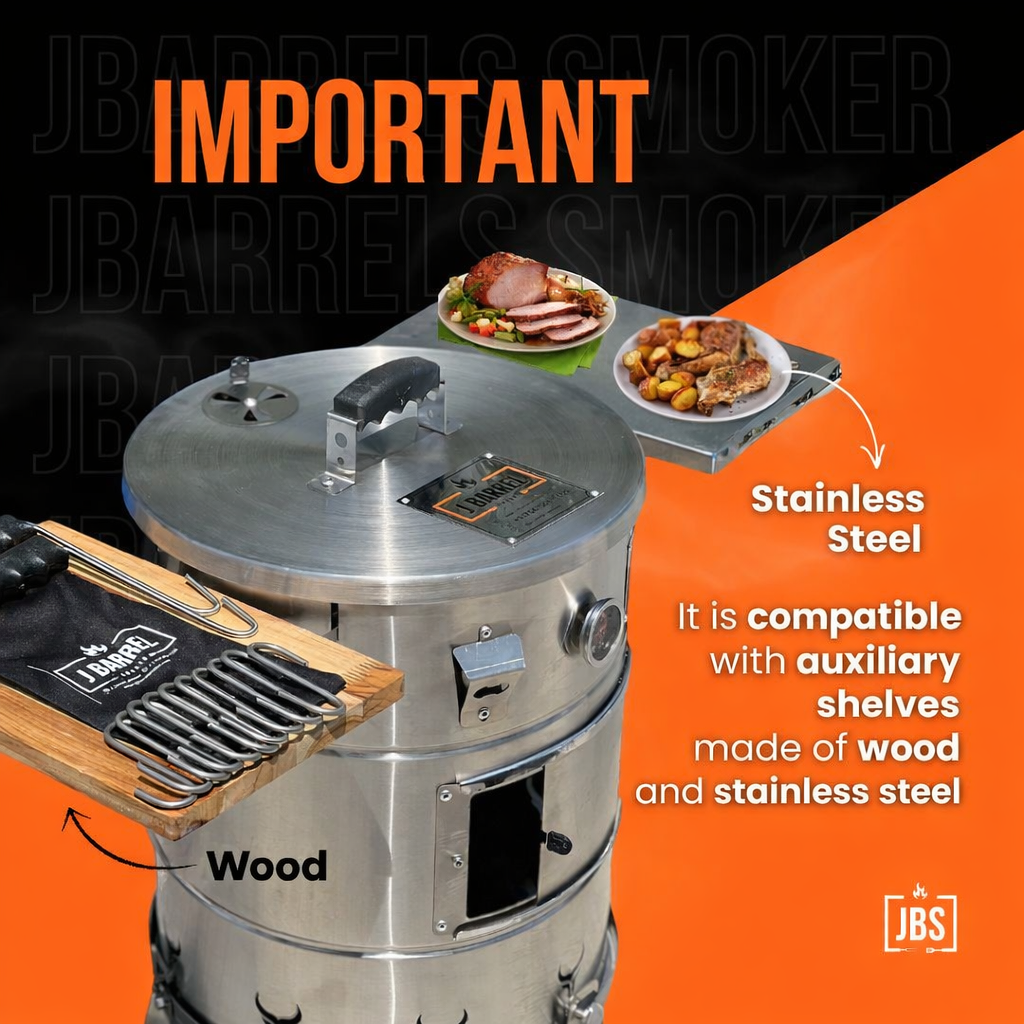 Colombian Premium Smoker Barrel – Stainless Steel