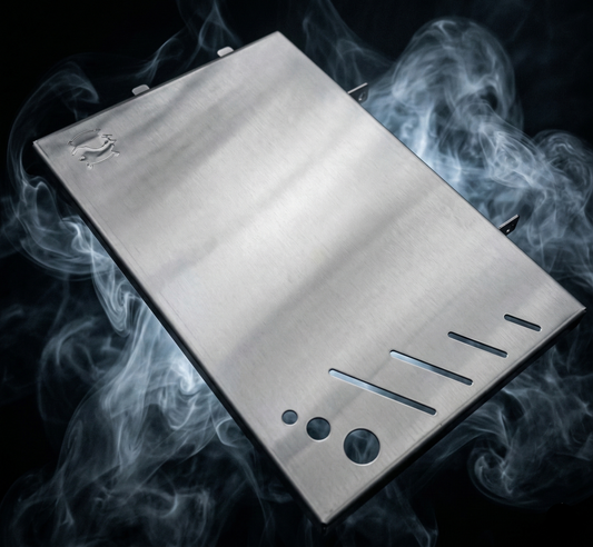 Bandeja lateral de acero inoxidable para ahumador JBarrel