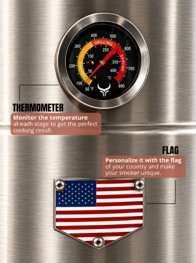 Jbarrel Baby Smoker (Mini: up to 12 lbs)